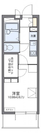 レオパレスフラックスの物件間取画像